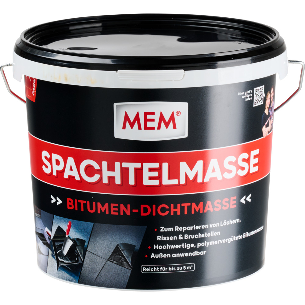 MEM-Bitumen-Spachtelmasse 7 kg