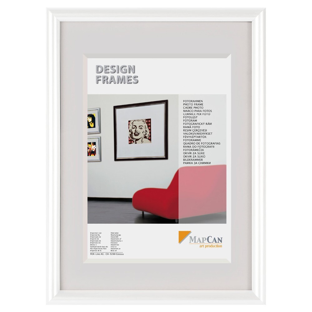 The Wall Kunststoff-Fotorahmen 13 x 18 cm in Wei&szlig;