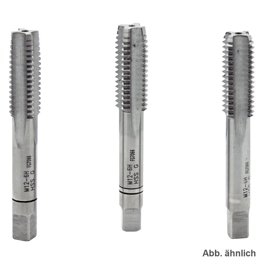 Hand-Gewindebohrersatz M6 3-teilig