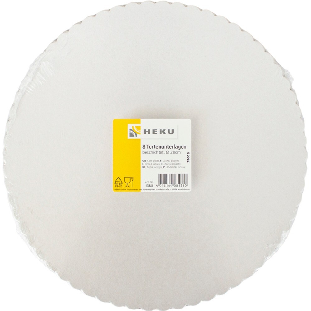 Tortenunterlage aus Pappe