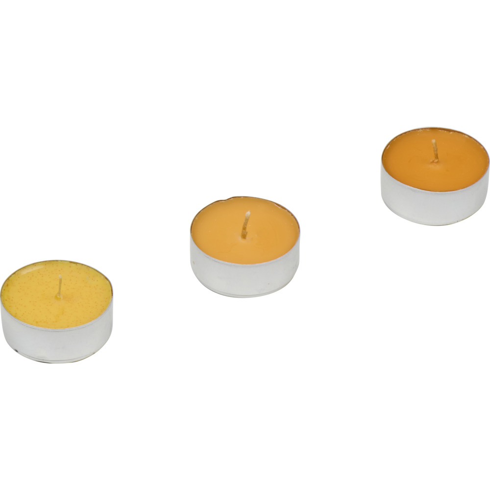 Wachs-Teelichter-Set 30 St&uuml;ck Orange-Mango image number 1