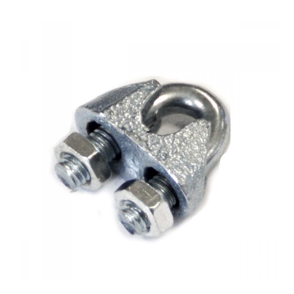 Drahtseilklemme 10 mm aus verzinktem Stahl