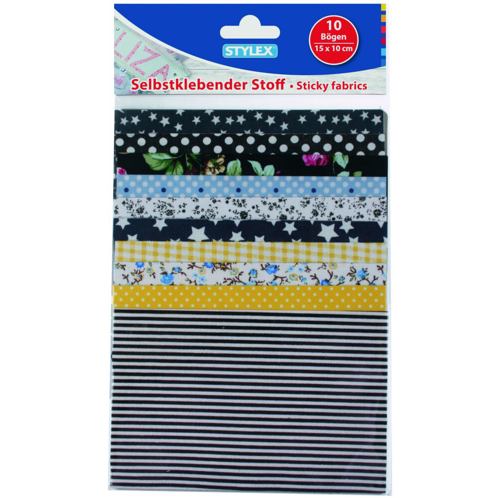 Bastelstoff 10 B&ouml;gen selbstklebend
