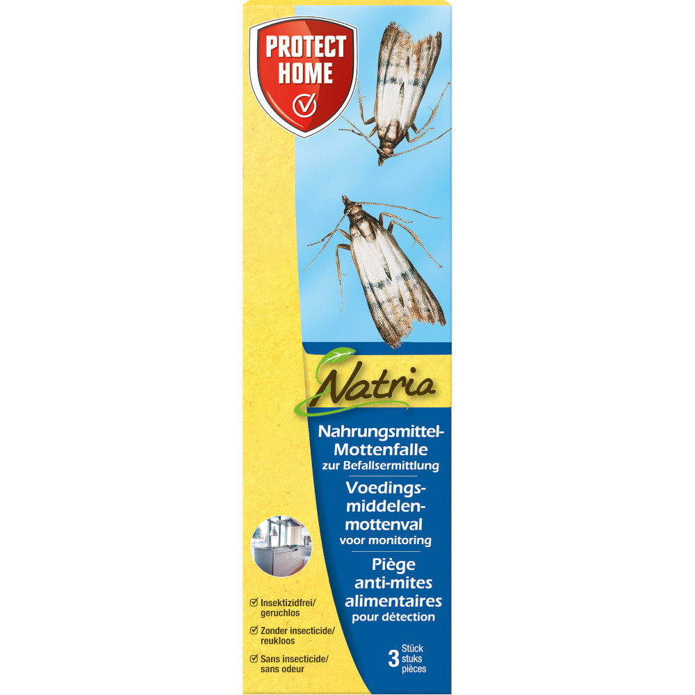 Nahrungsmittelmotten-Falle 3 St&uuml;ck zur Befallsermittlung