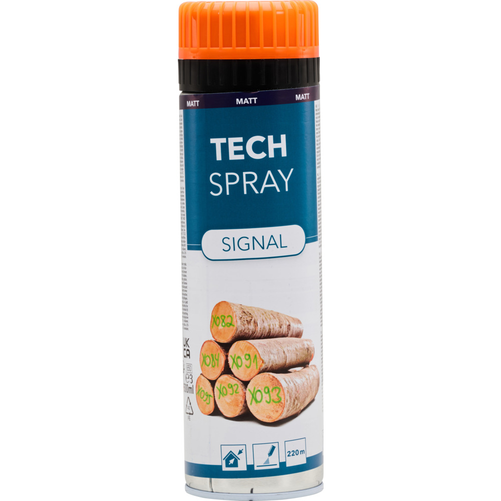 Tech Spray Signal matt, Markierspray 500 ml Orange
