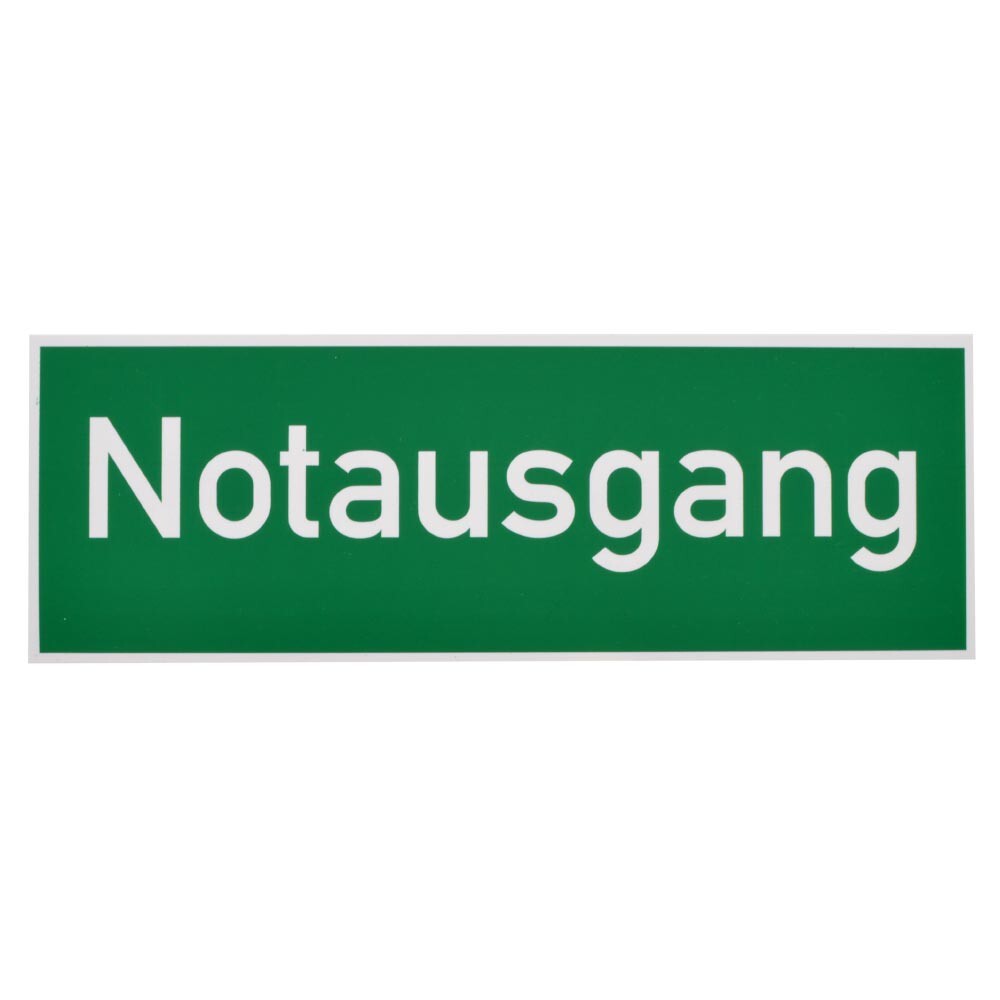 Fluchtweg Notausgang Schild 300 x 105 mm