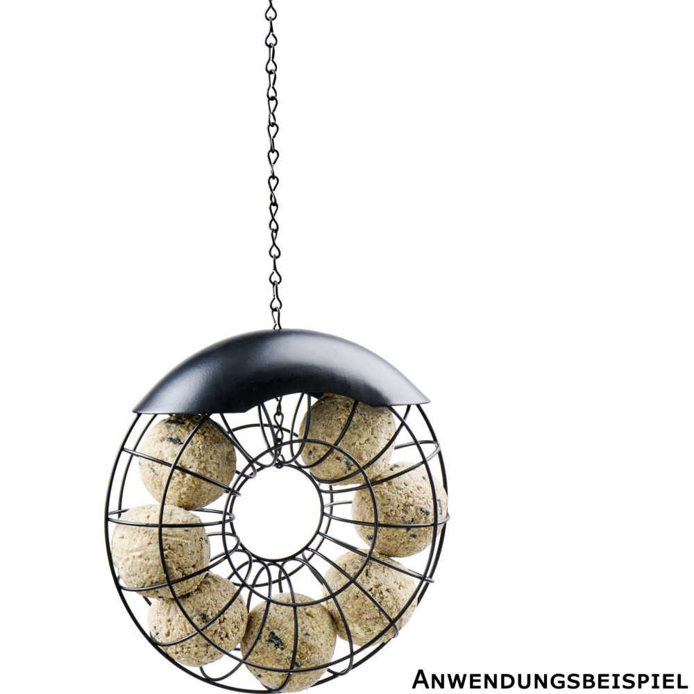 Meisenkn&ouml;delhalter rund aus Stahl mit Aufh&auml;ngung image number 3