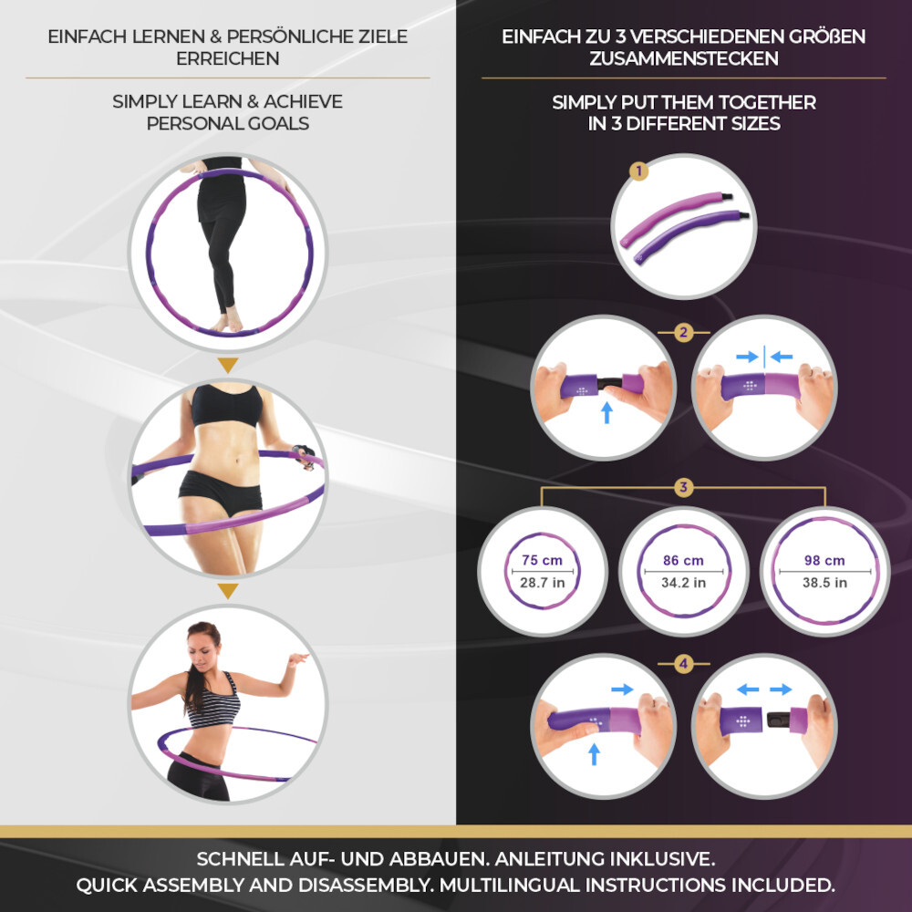 Fitness-Reifen Macacor in Lilapink, inklusive Zubeh&ouml;r image number 7