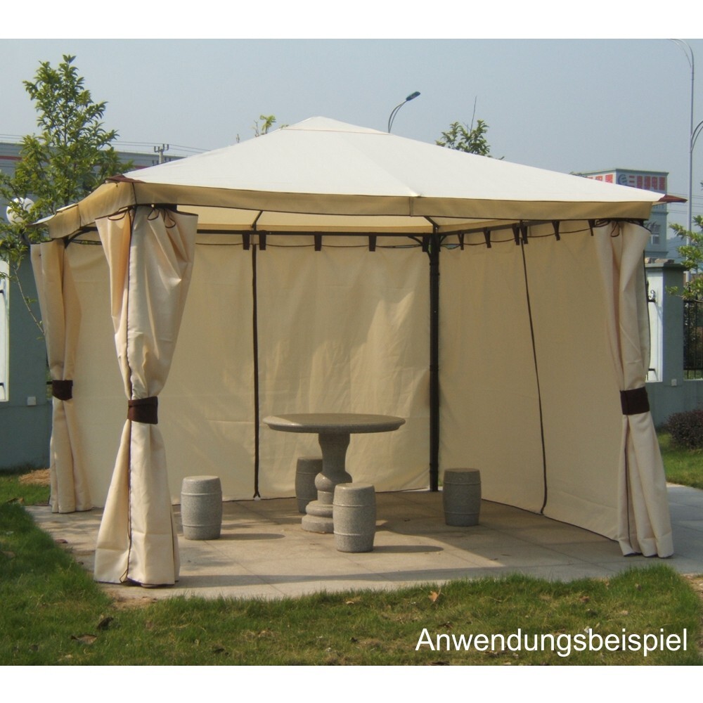 Garten-Pavillon Venezia 300 x 300 cm, Ecru image number 1