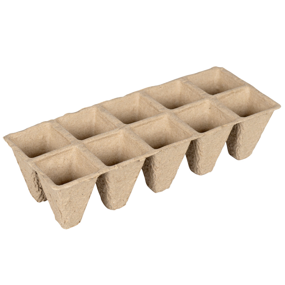 Anzuchtt&ouml;pfe 10 St&uuml;ck, mit je 10 F&auml;chern, Papier