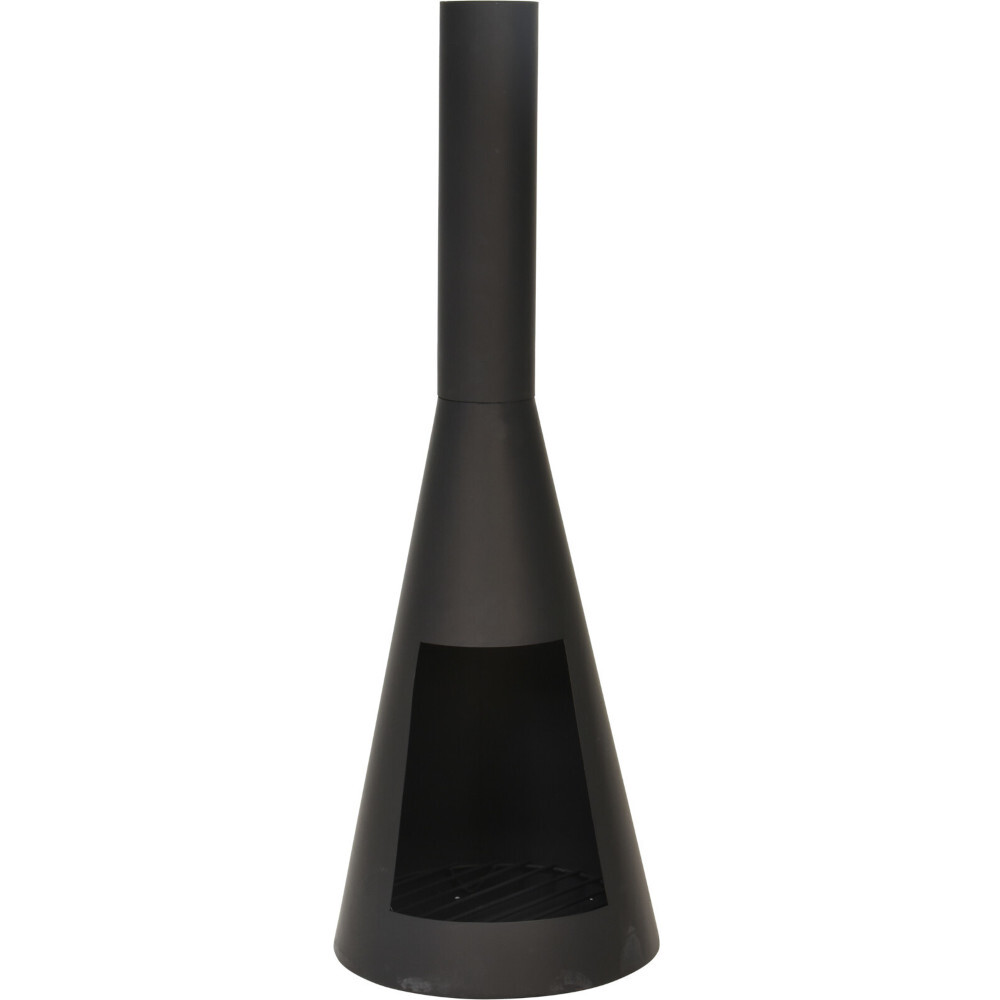 Terrassen-Kamin 30x30x100 cm schwarz image number 1