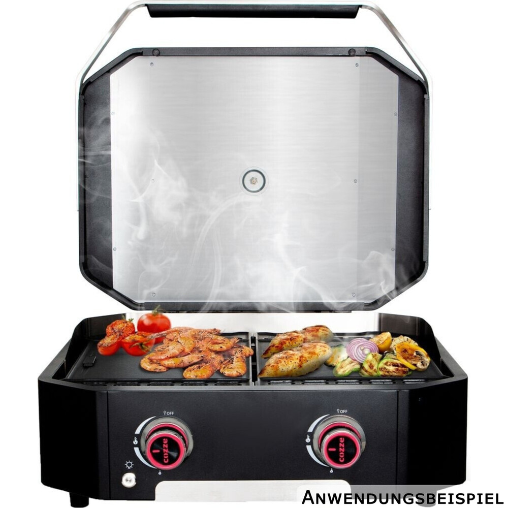 Tischgasgrill Cozze 600 mit 2 Zonen image number 2