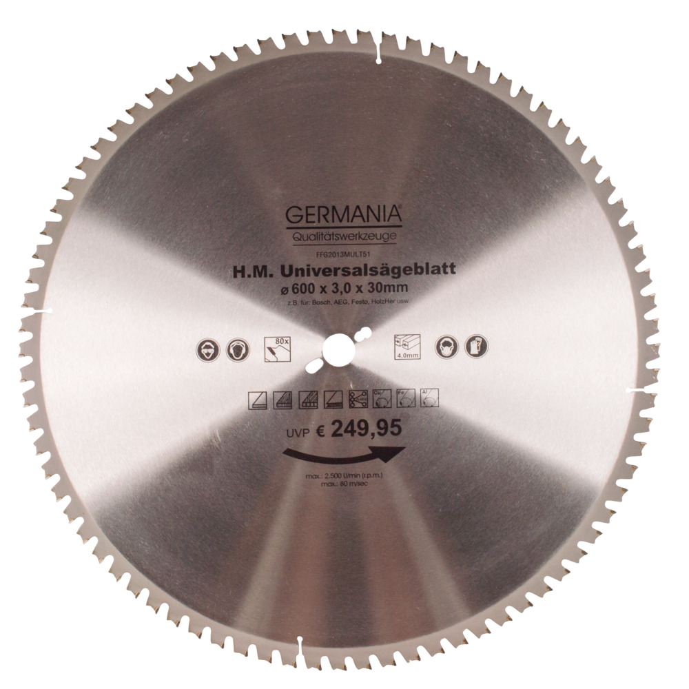 HM Multi-S&auml;geblatt 600 x 30 mm