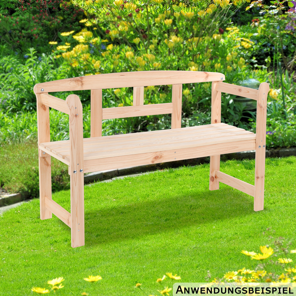 Friesenbank aus Kiefernholz image number 1