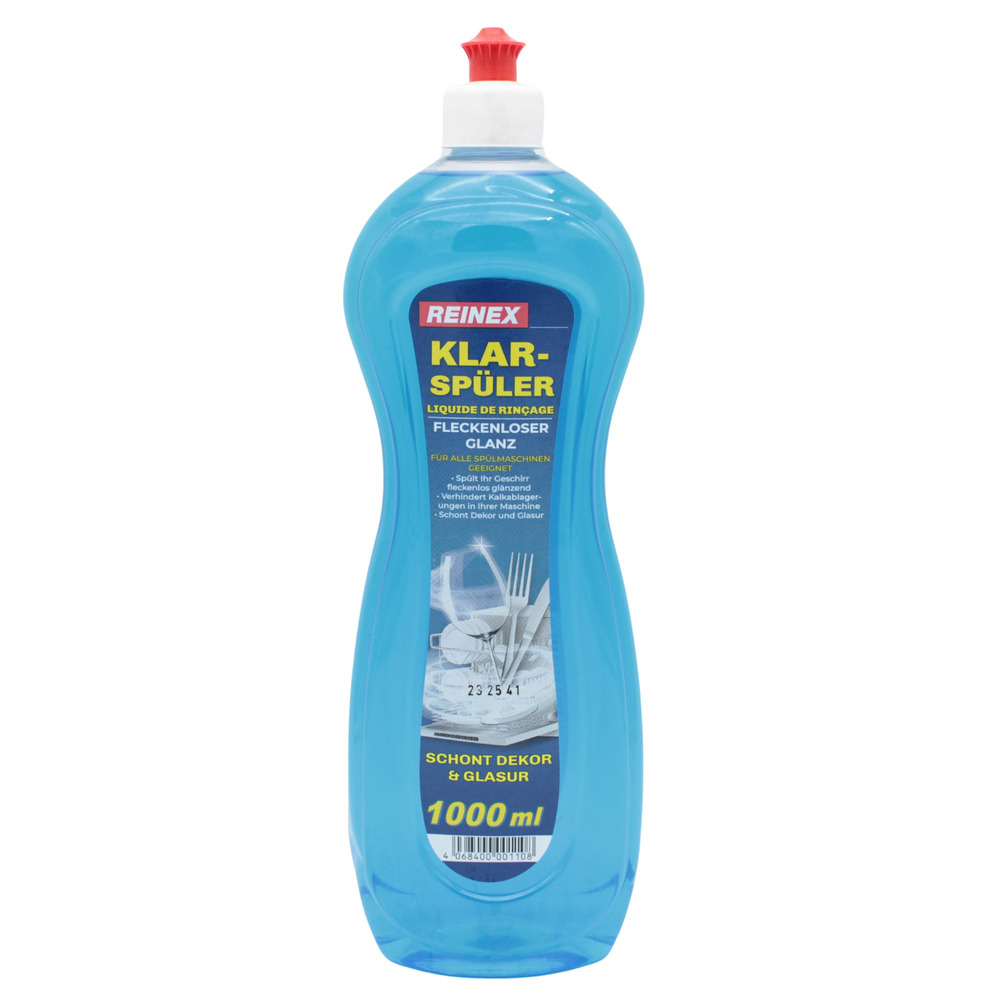 Reinex Klarsp&uuml;ler 1 Liter mit Zitronenduft, f&uuml;r die Geschirrsp&uuml;lmaschinen