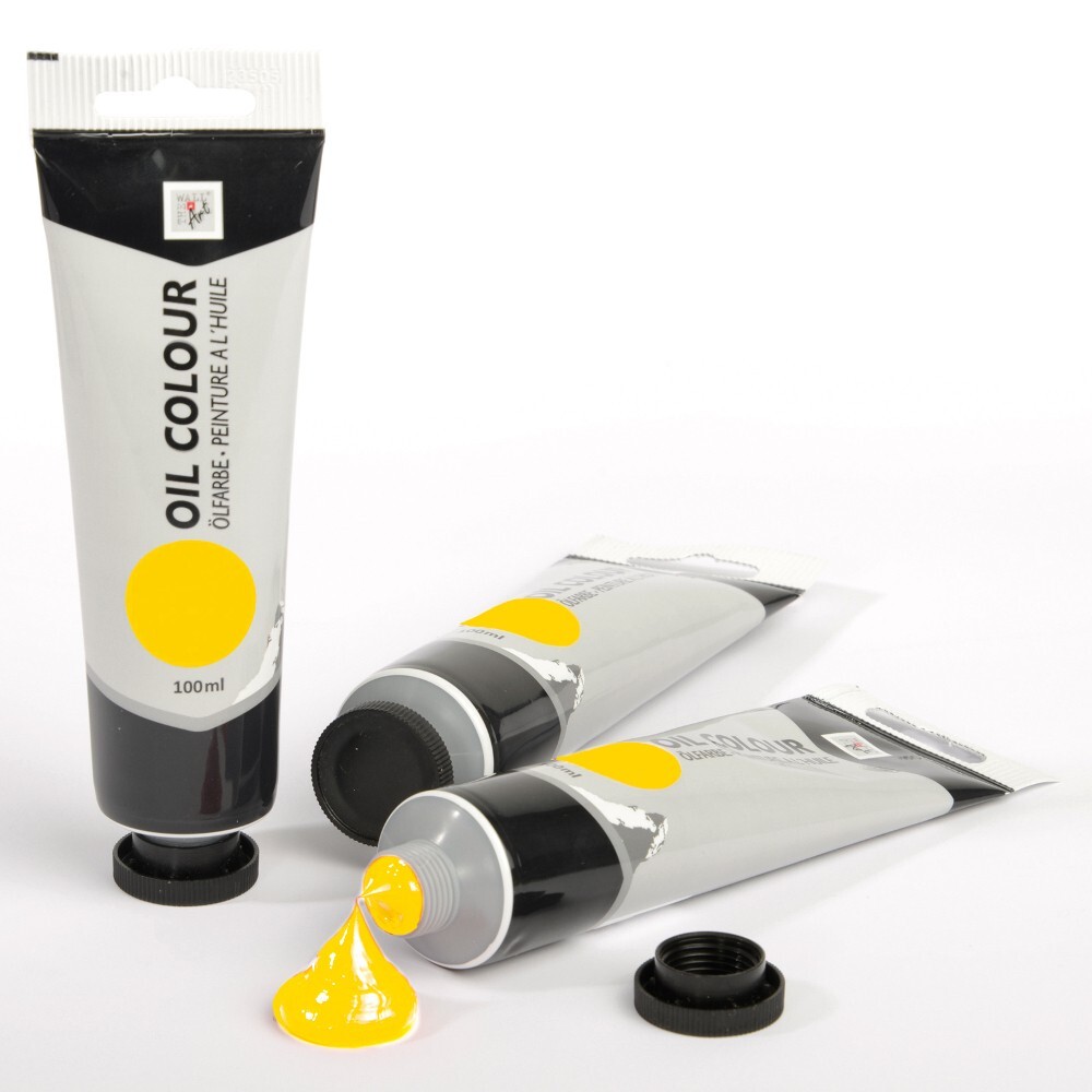 The Wall &Ouml;lfarbe in Yellow Medium 100 ml Tube