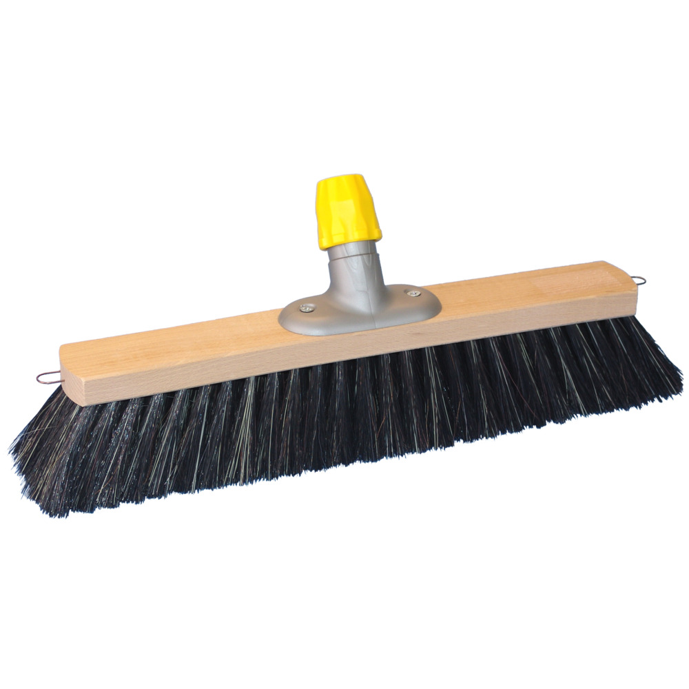 Saalbesen 40 cm mit schwarzen Mischborsten