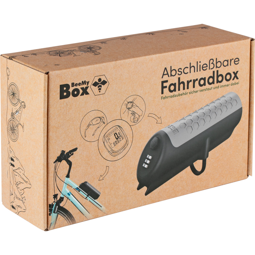 BeeMyBox Fahrradbox abschlie&szlig;bar 26 cm grau image number 10