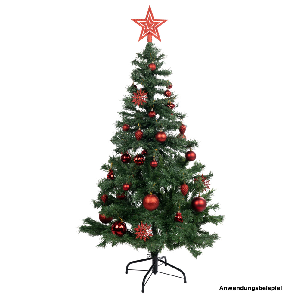 Weihnachtsbaum k&uuml;nstlich 150 cm mit Schmuck