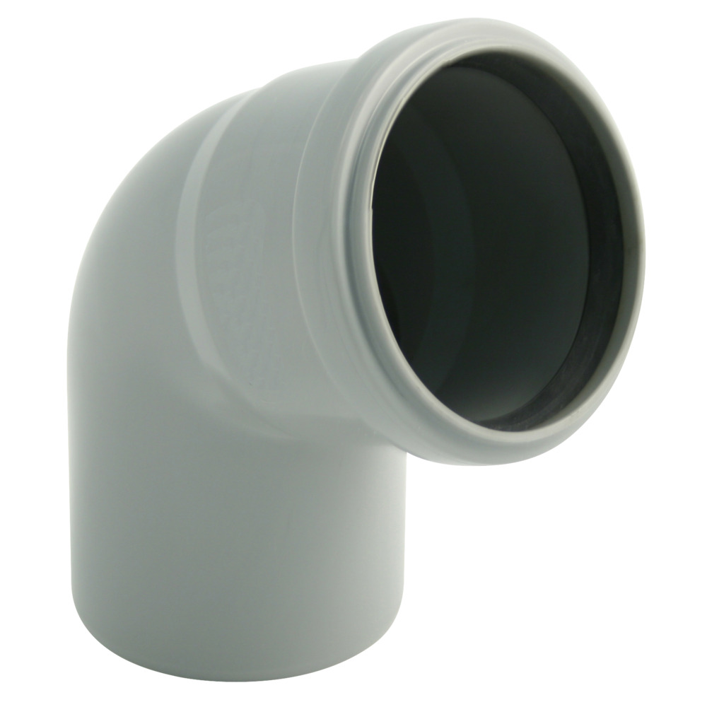 HTB-Abwasserbogen DN 110 mit 67&deg; Winkel