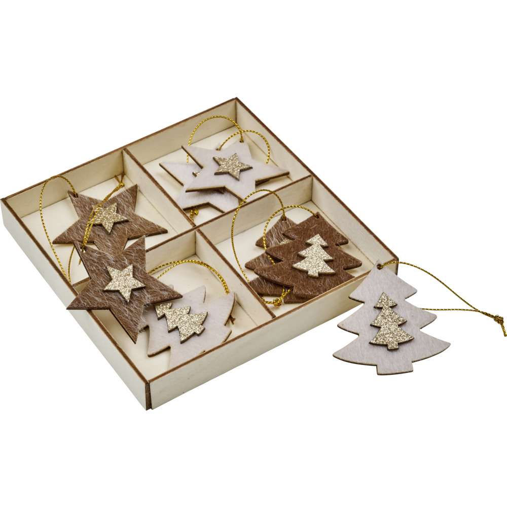 Weihnachtsbaumschmuck-Set 8-teilig in verschiedenen Designs image number 2