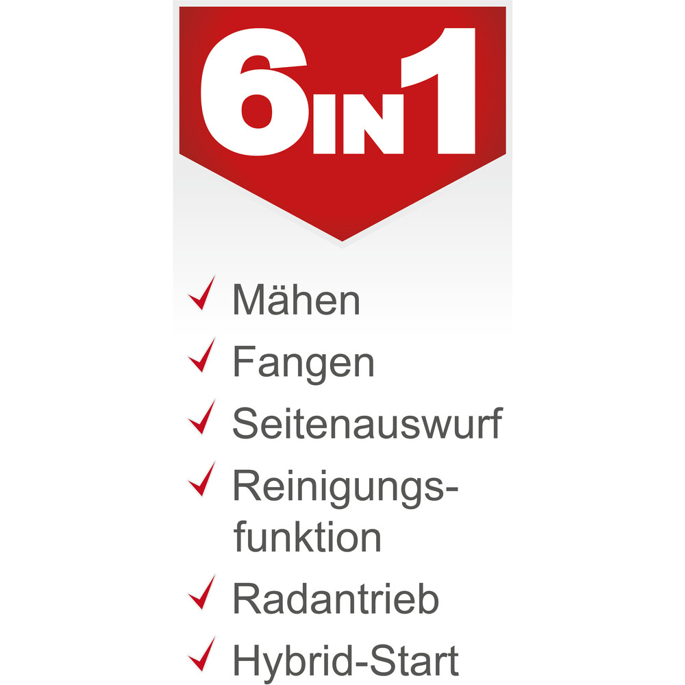 Scheppach Benzin-Aufsitzrasenm&auml;her und Akku-Rasentrimmer im Set image number 6