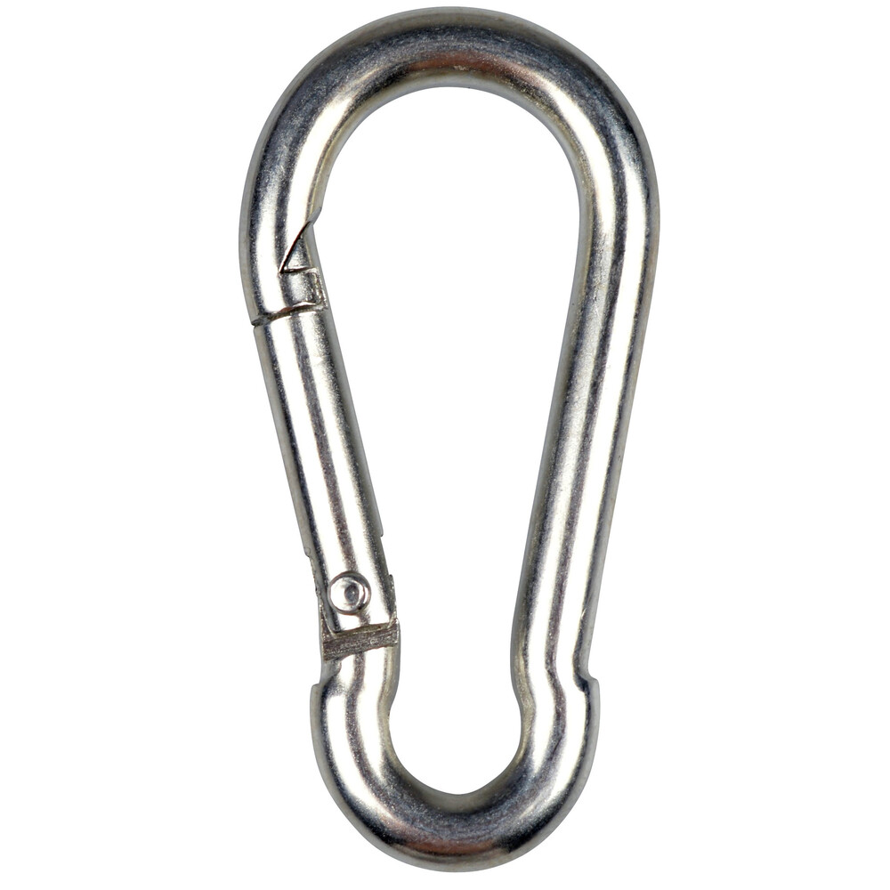 Feuerwehr-Karabiner 6 x 60 mm verzinkt Belastbarkeit 120 kg