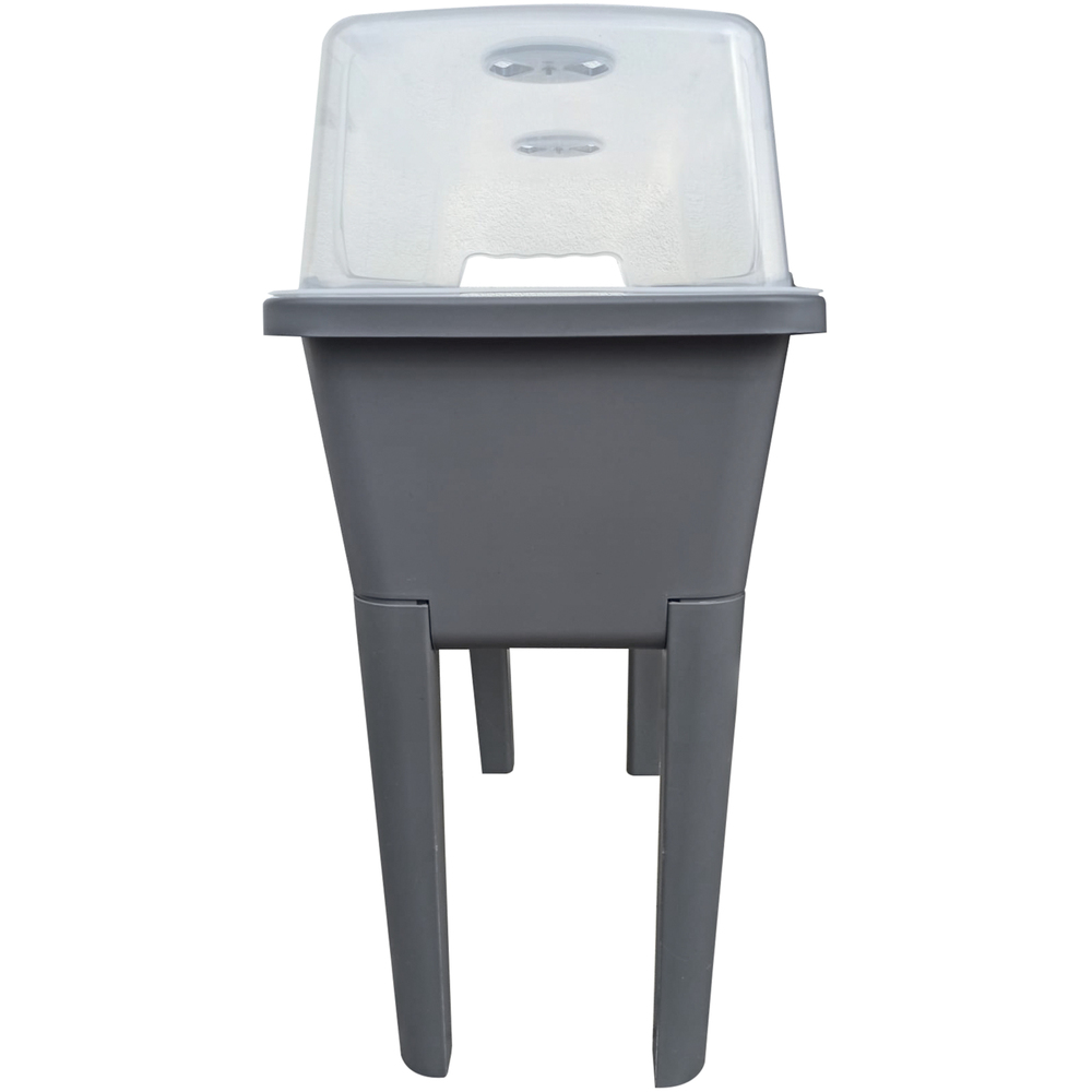 LEX Hochbeet grau mit Deckel image number 2