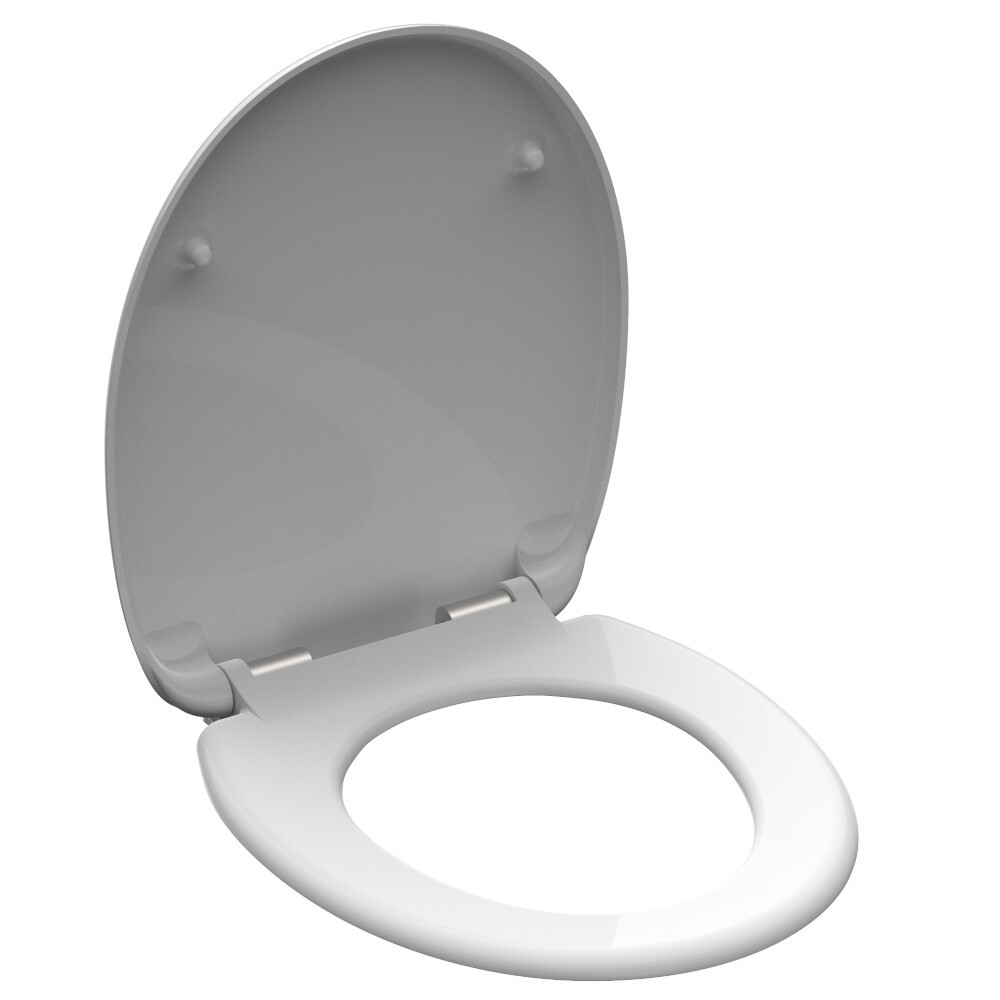 WC-Sitz mit Absenkautomatik Duroplast Weiss image number 6