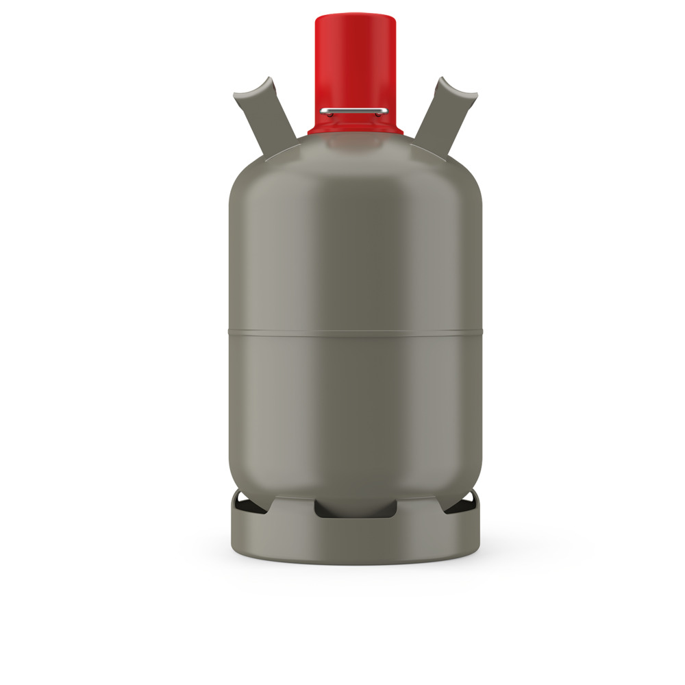 Progas Propan Gasf&uuml;llung 11 Kg Eigentumsflasche grau