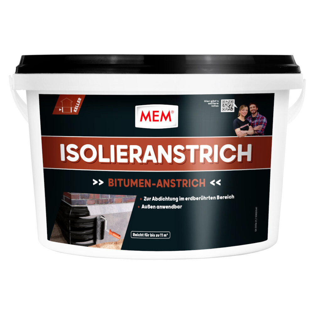 MEM Bitumen-Isolieranstrich 5 Liter