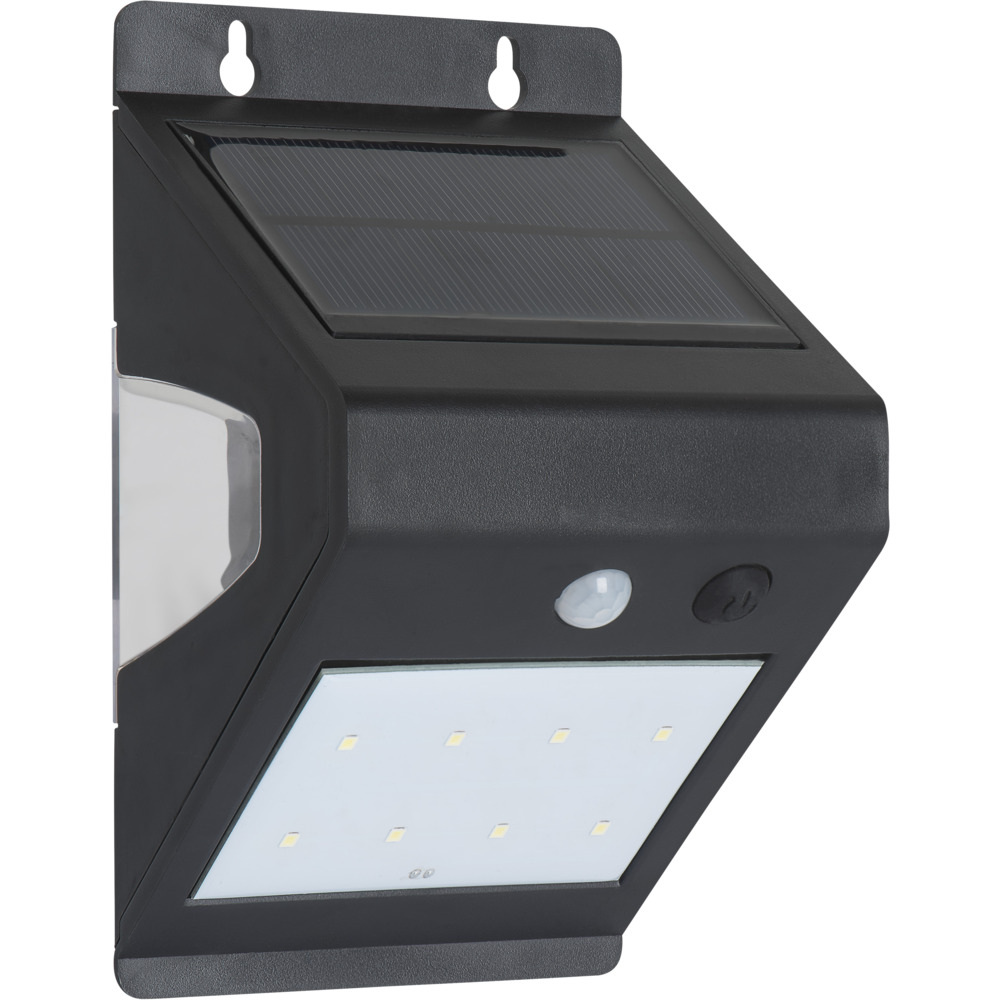 LED-Wandleuchte solarbetrieben schwarz 3 Watt PIR-Sensor image number 2