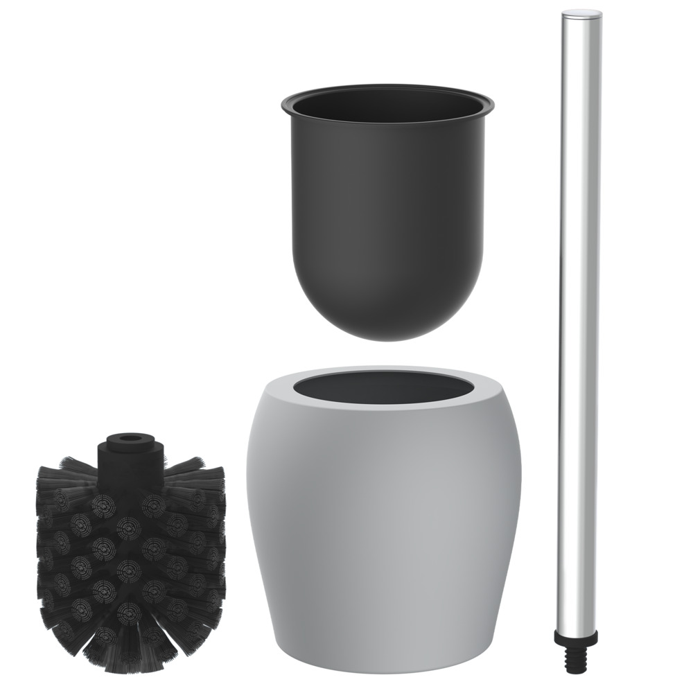 WC B&uuml;rstenhalter Grau image number 5