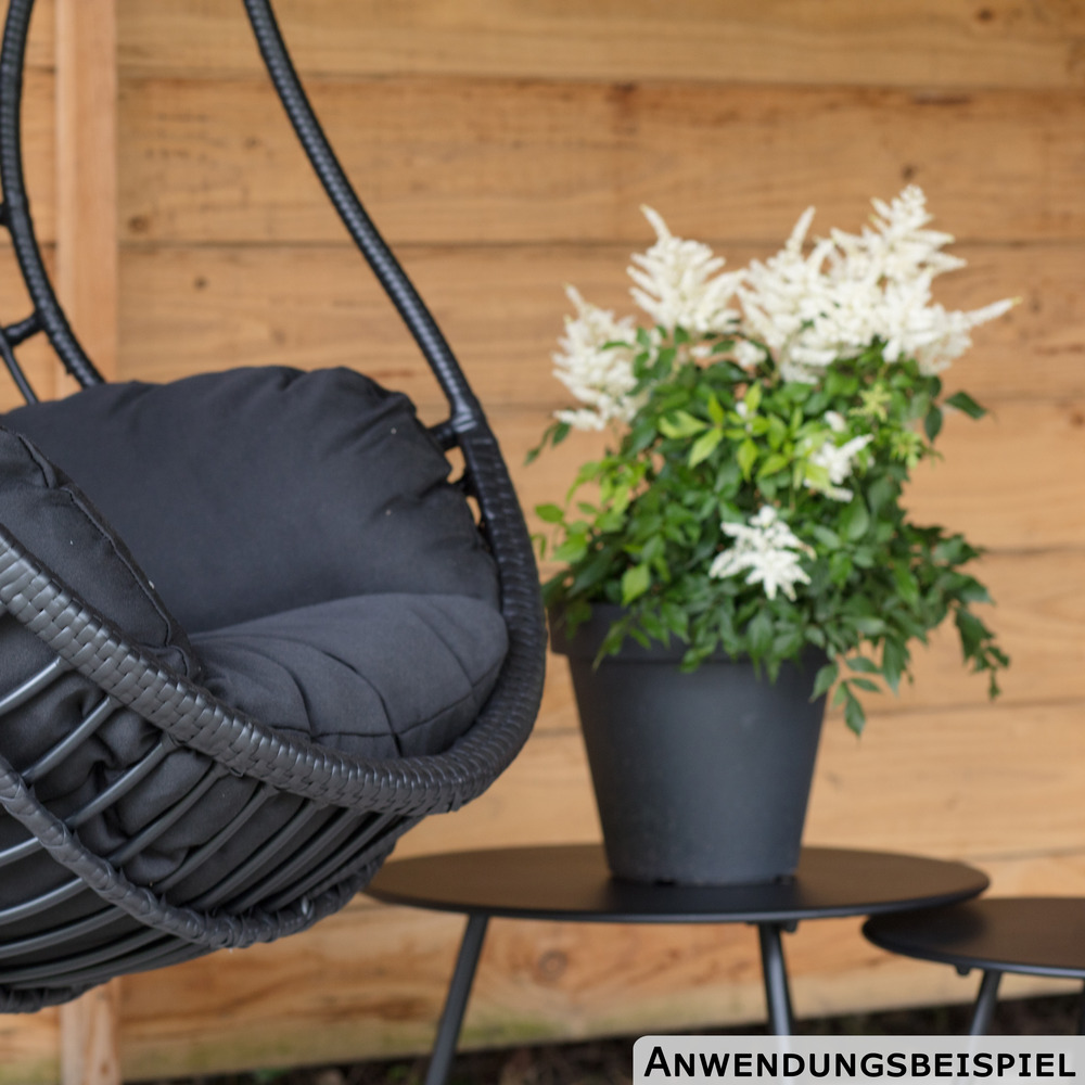 Beistelltisch Metall schwarz rund image number 4