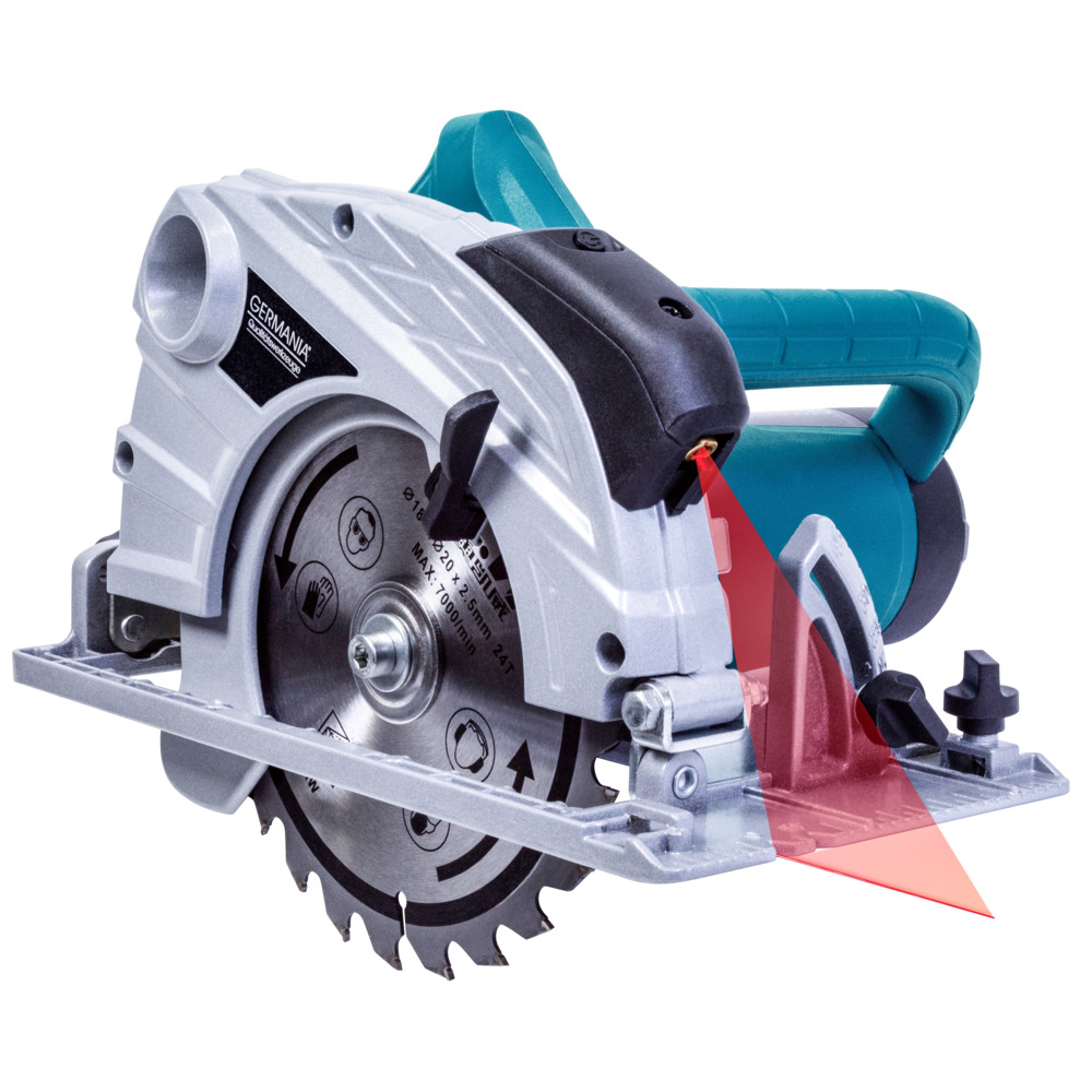 GERMANIA&reg; Handkreiss&auml;ge 1400 Watt mit Linienlaser