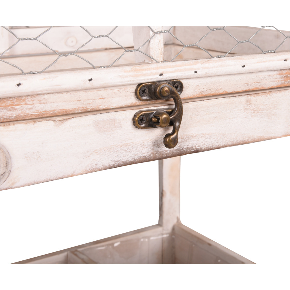 Holz Blumenkasten ''GARDEN'' f&uuml;r 6 Pflanzt&ouml;pfe image number 2