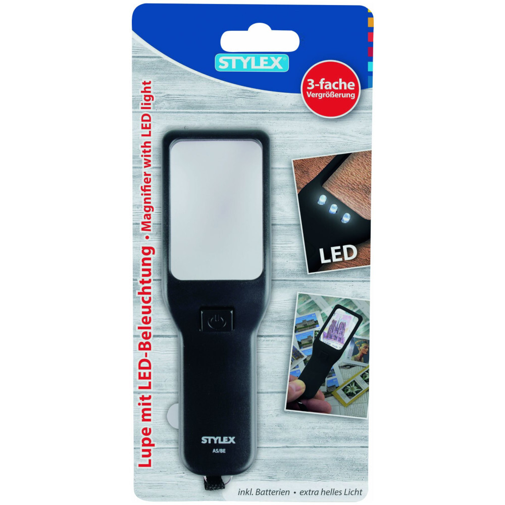 Lupe mit LED-Beleuchtung und 3-facher Vergr&ouml;&szlig;erung image number 3