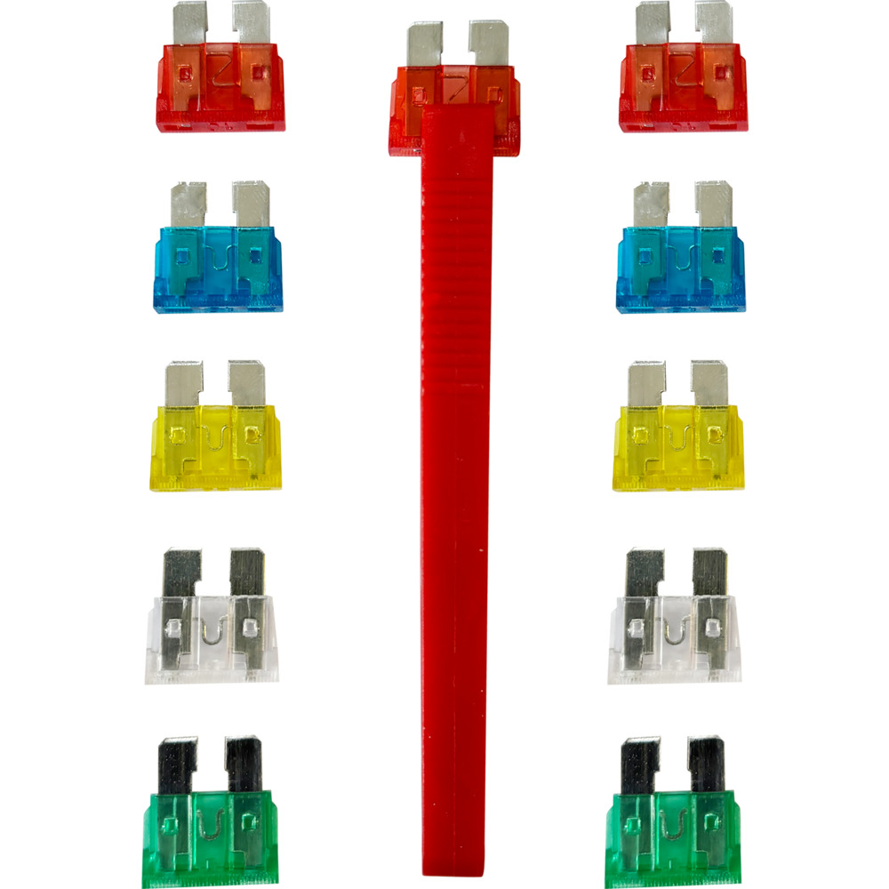 KFZ-Sicherungen 10-30A, 12-teilig, sortiert