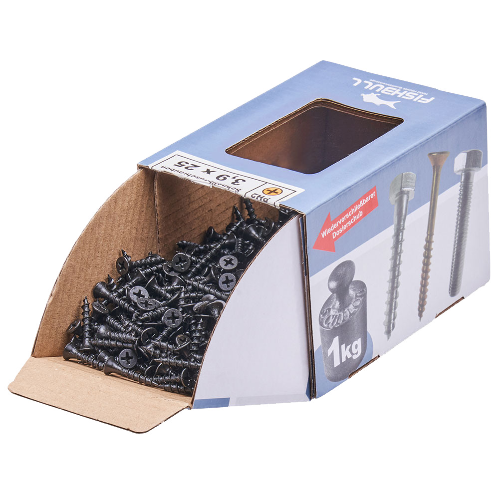 Schnellbauschraube 3,9x25 mm 1kg FISHBULL-Pack Grobgewinde Kreuzschlitz image number 3
