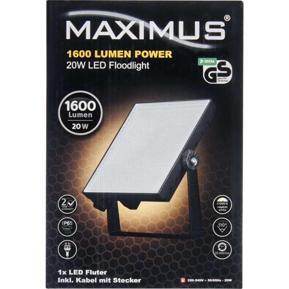 LED-Fluter 20 Watt 1600 Lumen image number 2