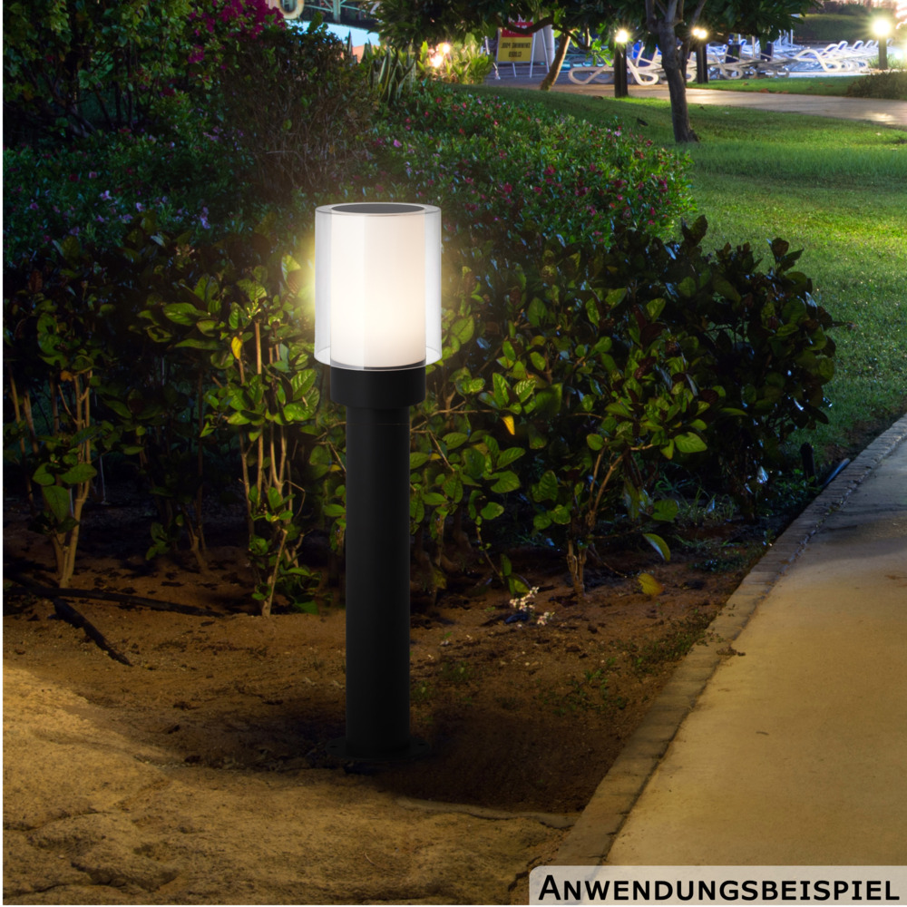 Brilliant Au&szlig;ensockelleuchte Arthus anthrazit E27 image number 2