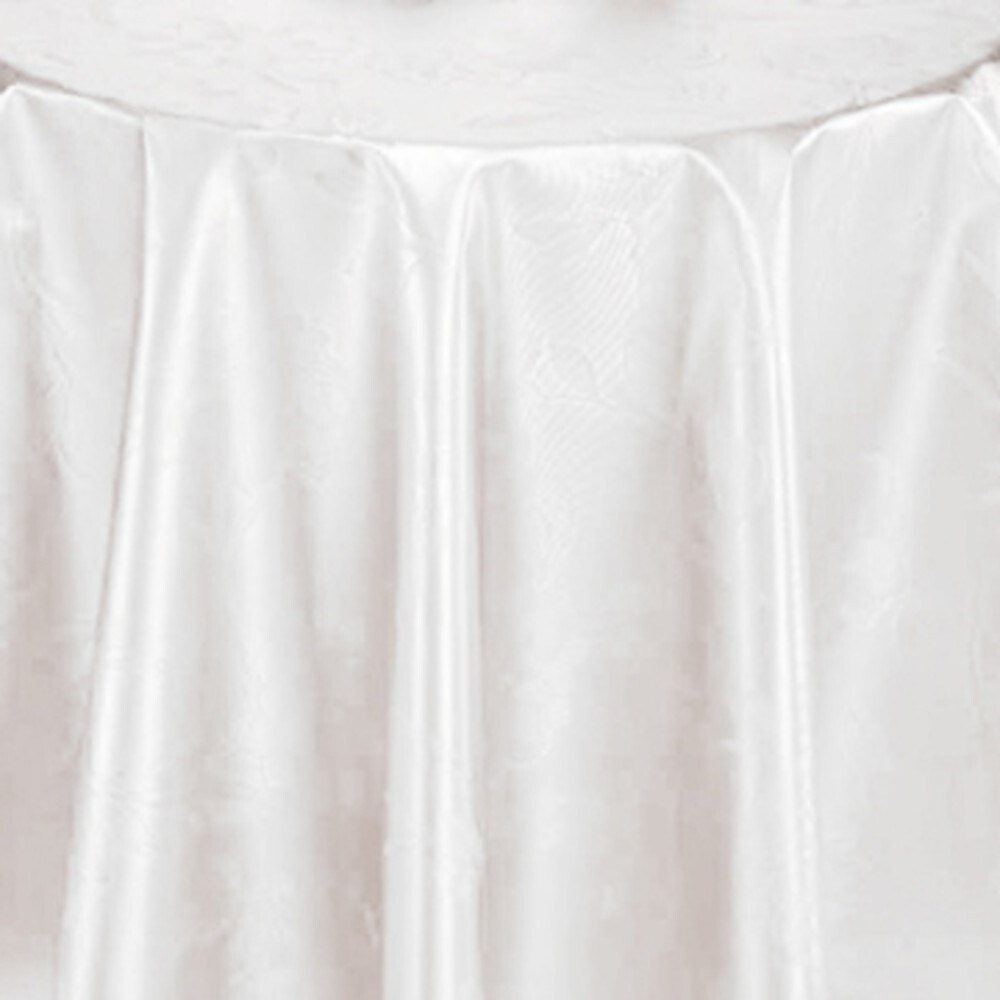 Wachstuch Tischdecke mit Dahlia-Motiv in Wei&szlig;, Meterware mit 140 Breite