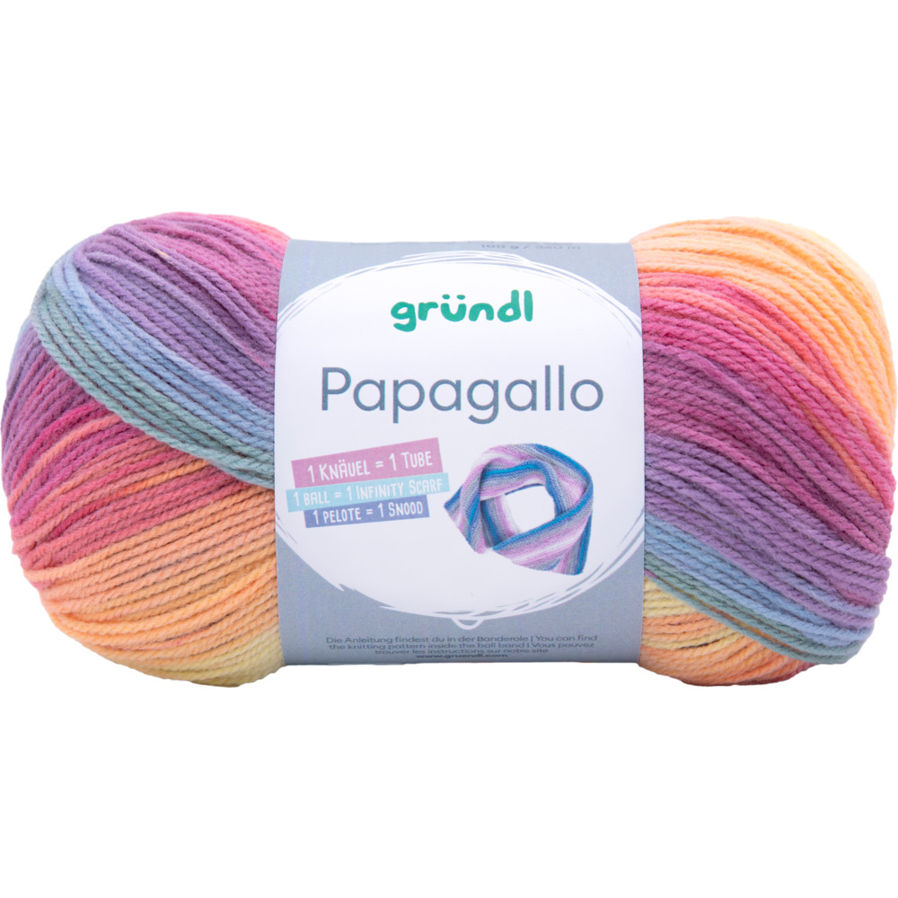Papagallo Garn 100 g pink-gelb