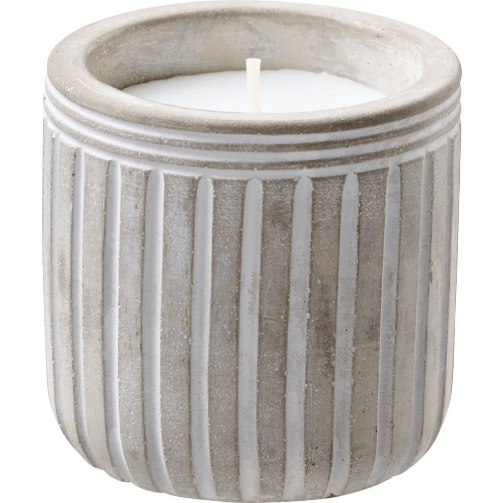 Citronellakerze &Oslash; 7,5 cm im Betontopf image number 2