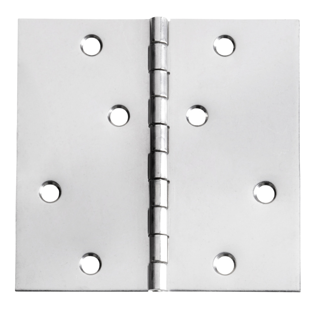 Scharnier quadratisch 100x100x15 mm A2 Edelstahl