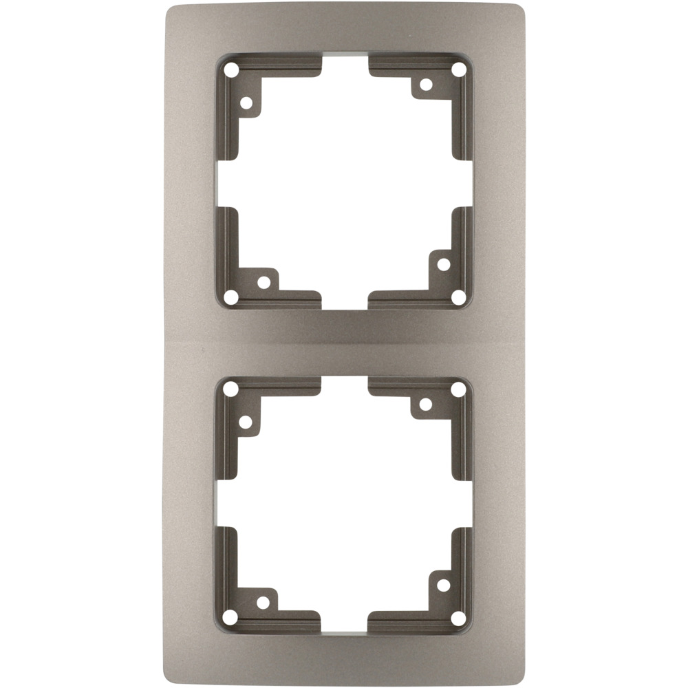 Abdeckrahmen Monaco Serie 2-fach