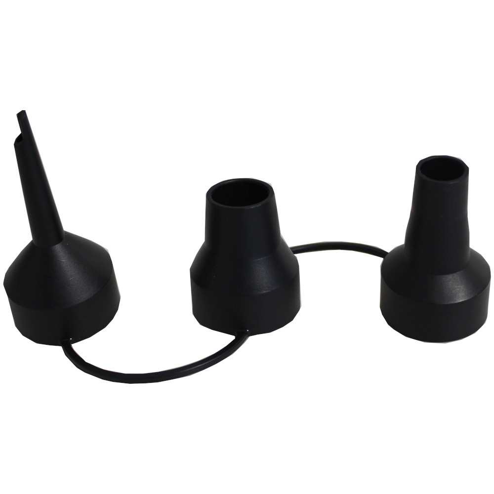 Luftpumpe elektrisch 230 V aus Kunststoff mit drei Adapter image number 2