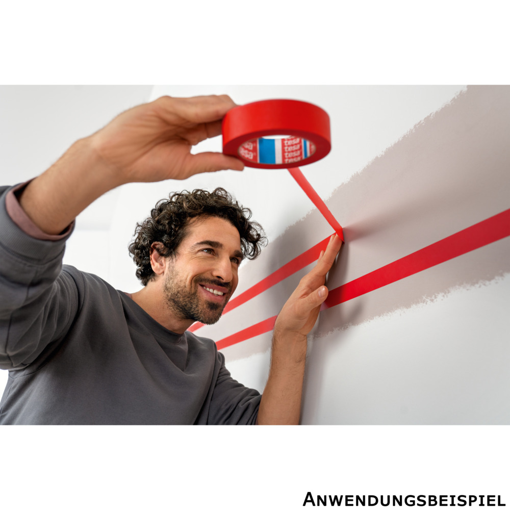 tesa&reg; Malerband Excellent rot 50 mm x 50 m image number 1