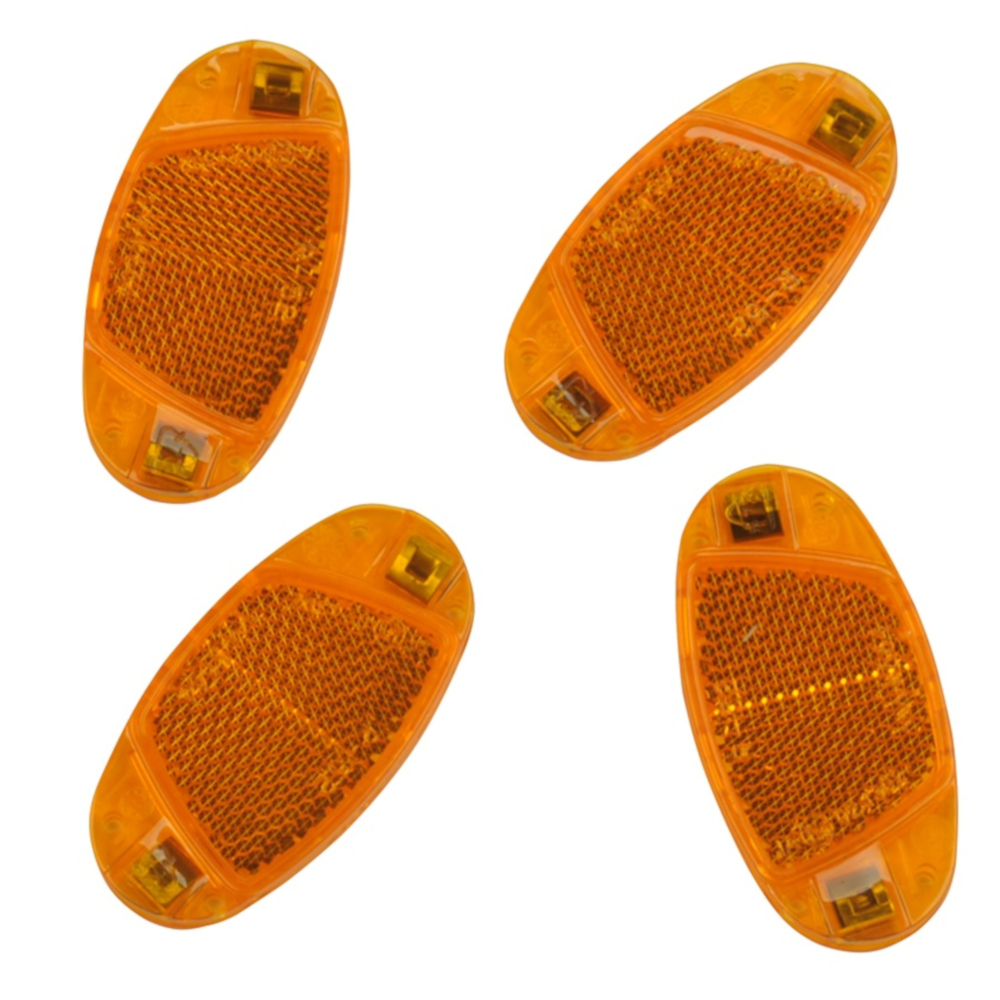 FISCHER Fahrrad Speichen Reflektoren 4 St&uuml;ck