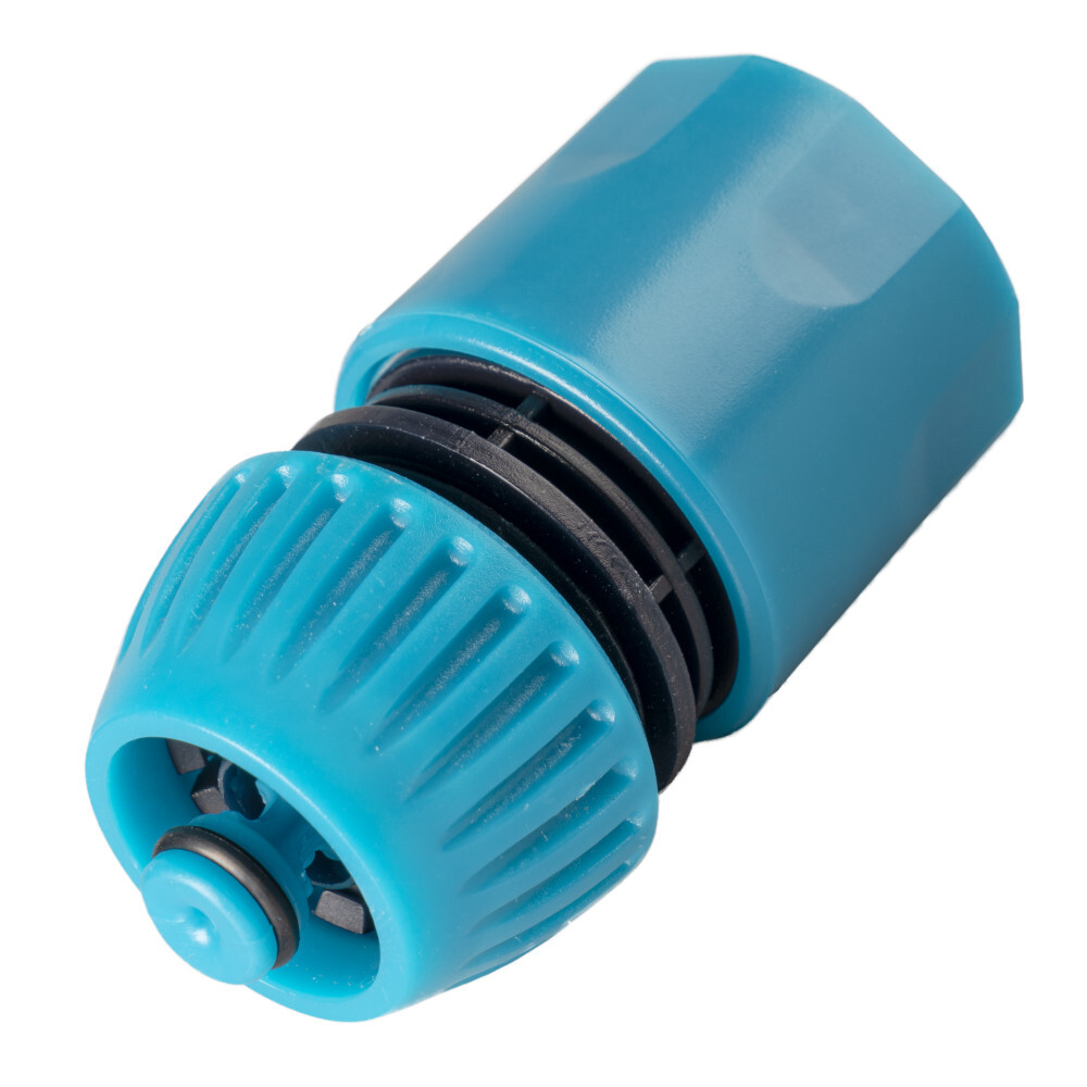 Schnellkupplung 1/2" mit Wasserstopp